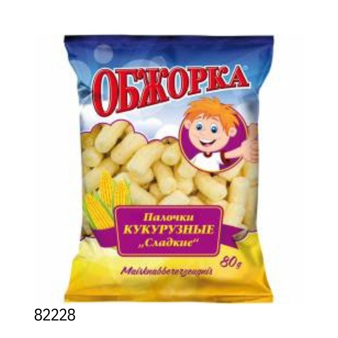 Палочки кукурузные сладкие "Обжорка" - MixMarkt Bar