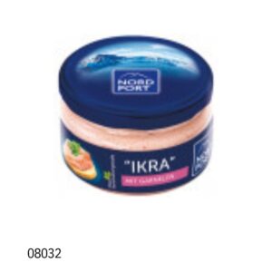 Намазка из икры мойвы, икры сельди и креветками