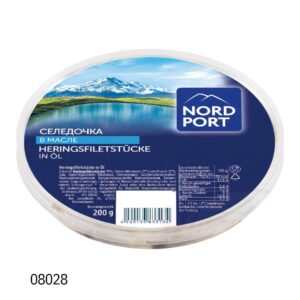 Сельдь филе-кусочки "Nord Port" в масле 200g