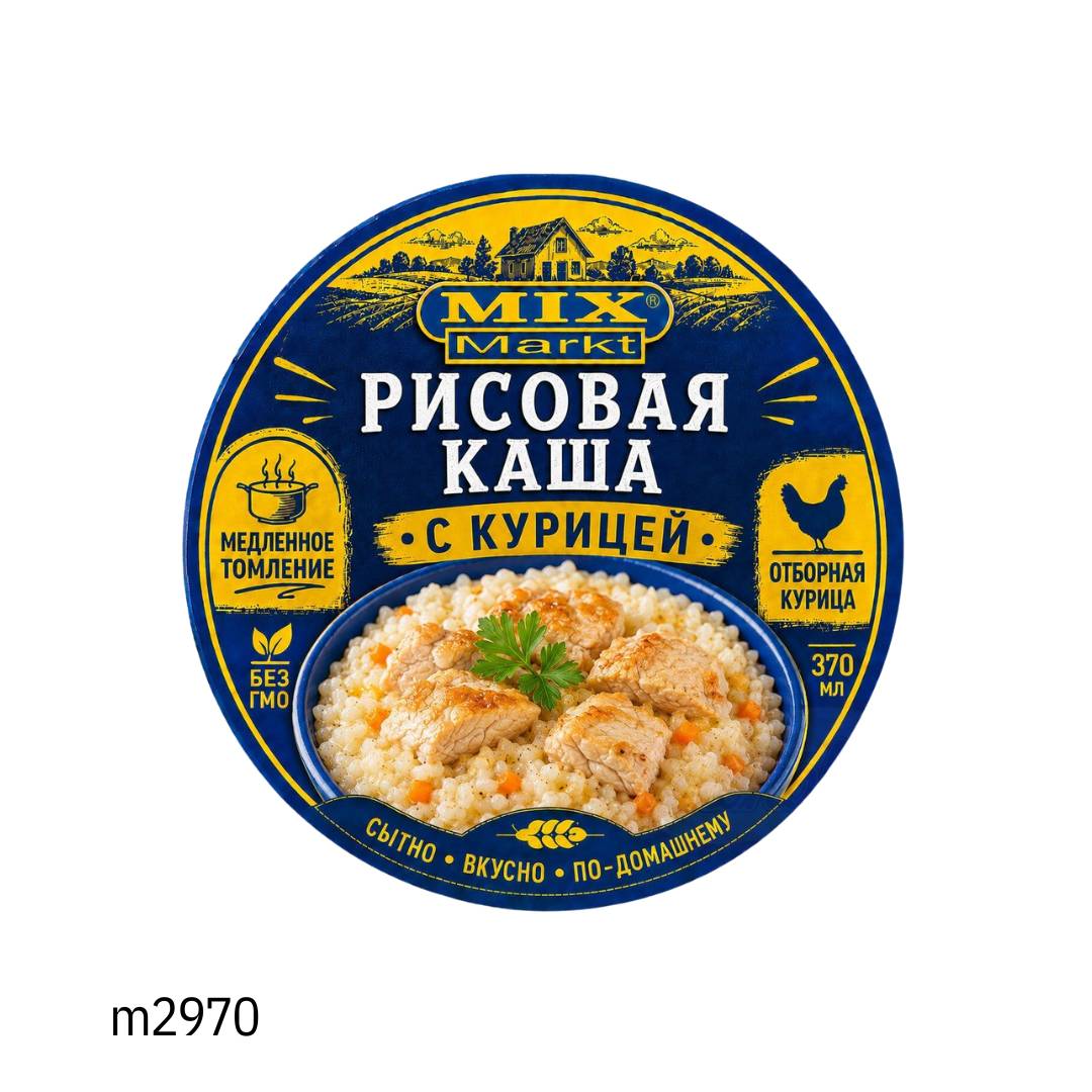 Рисовая каша со свининой 370ml